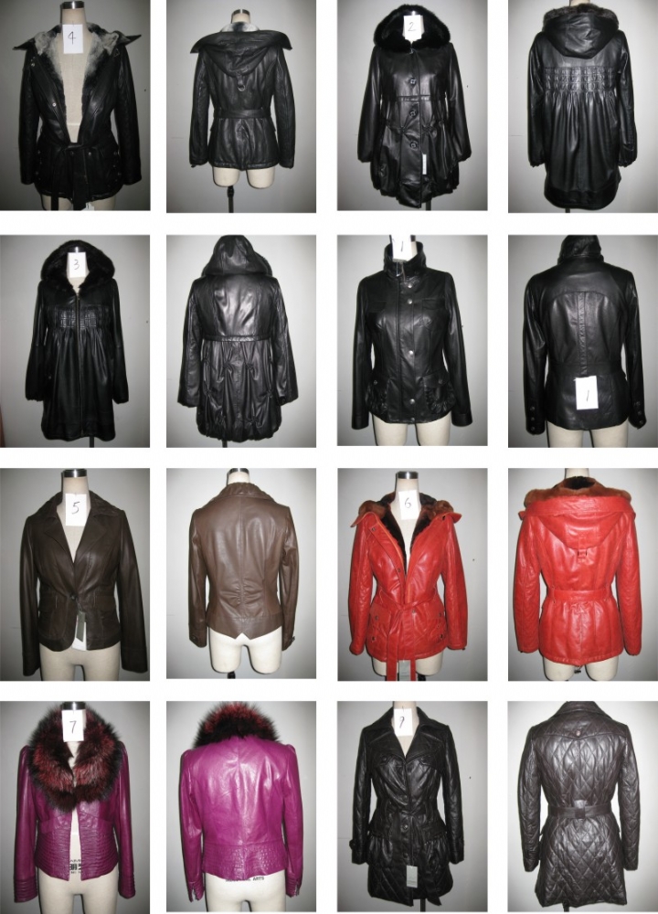 lady leather clothing 
