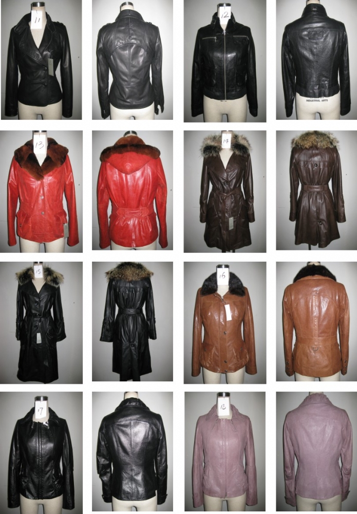 lady leather clothing