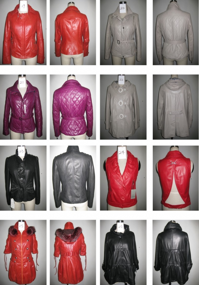 lady leather clothing