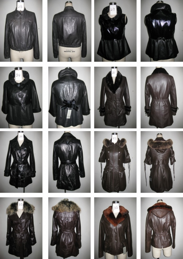 lady leather clothing 