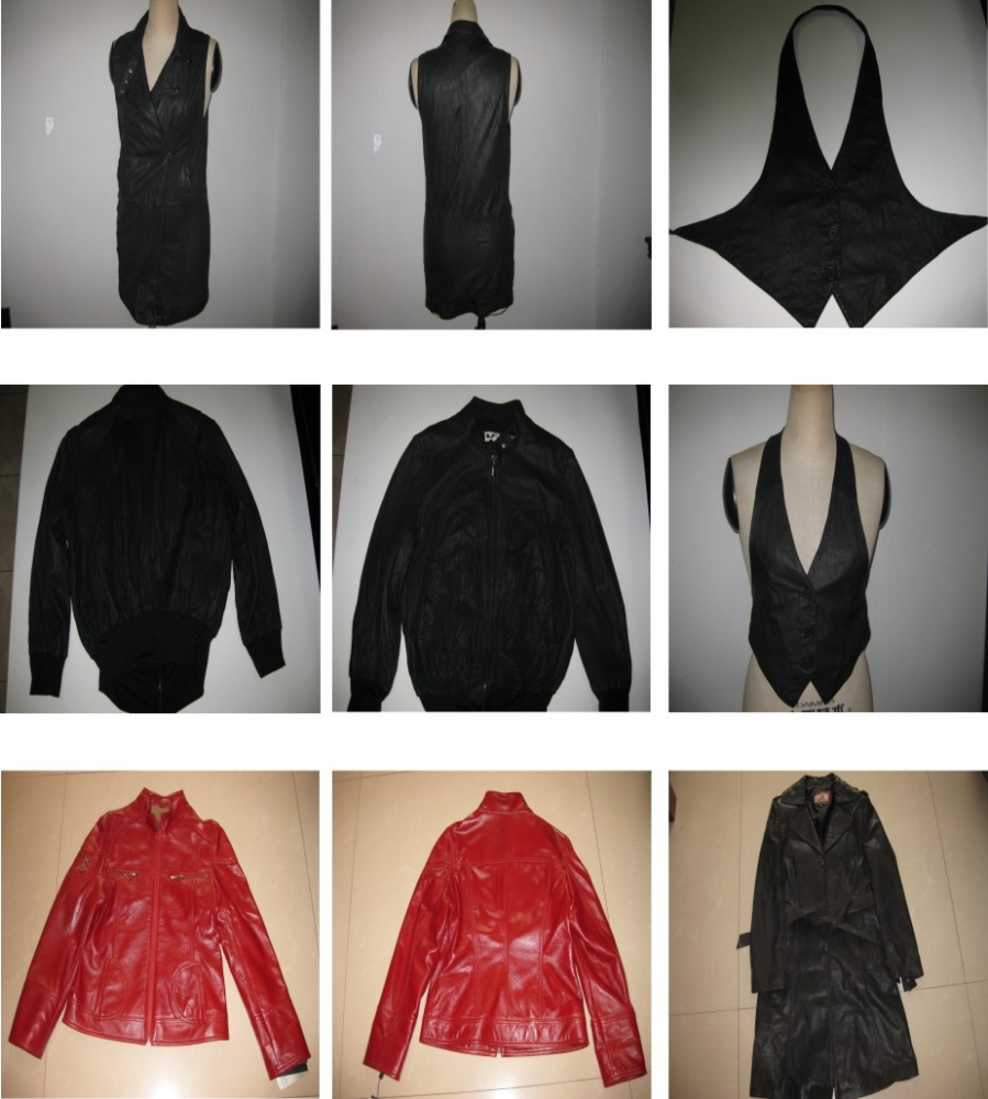 lady leather clothing