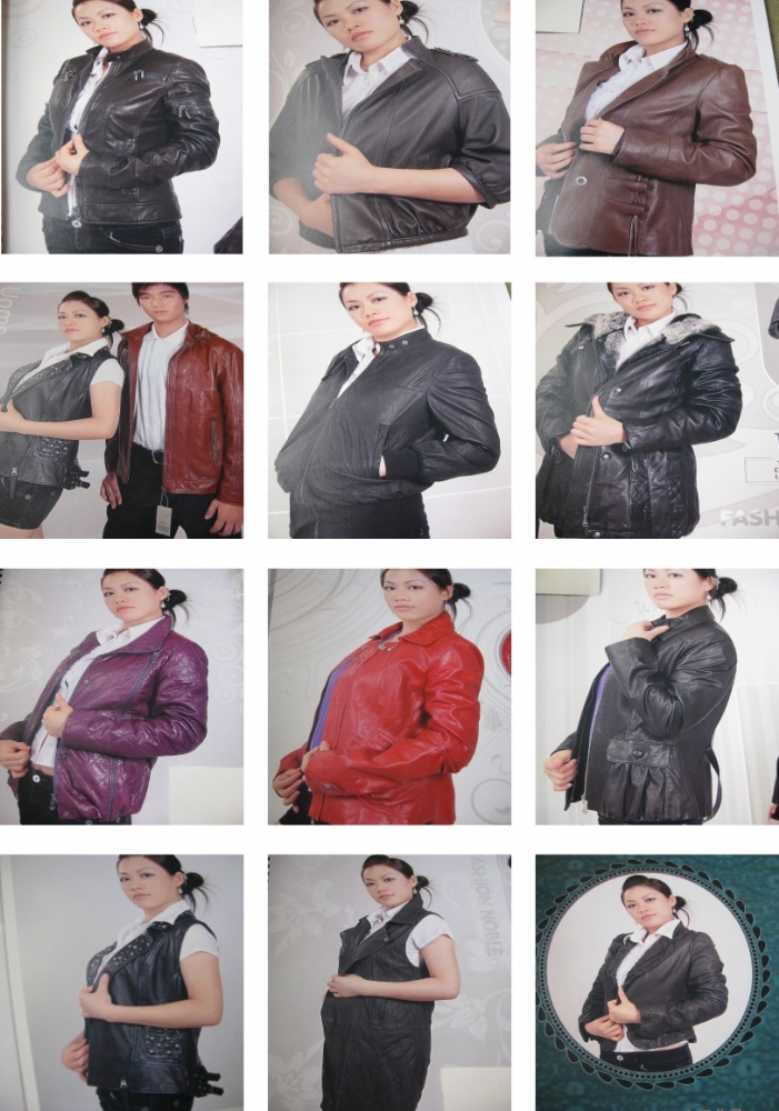 lady leather clothing